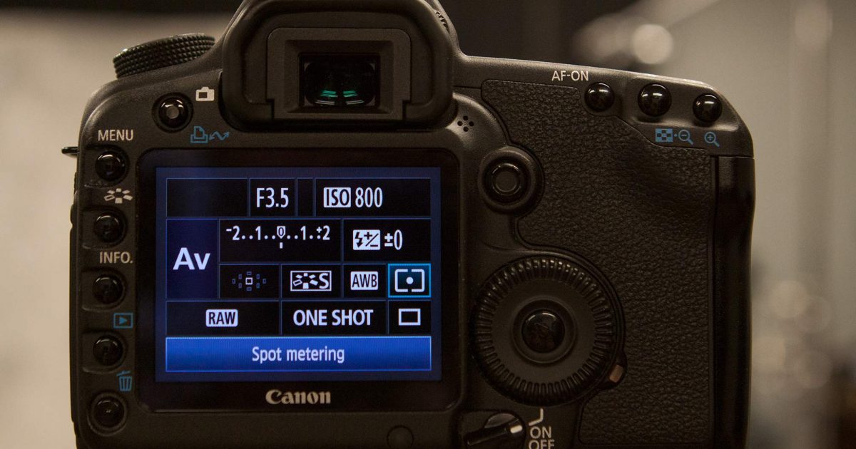 Tip of the Week - August 11, 2014: What is Spot Metering and When do I ...