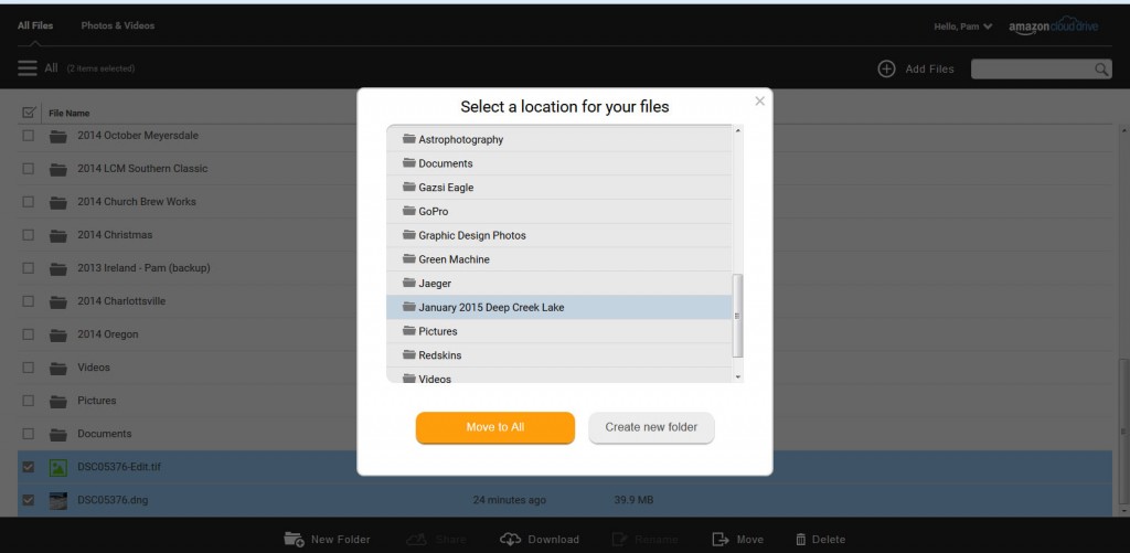 Amazon Cloud Drive's Unlimited Photo Storage
