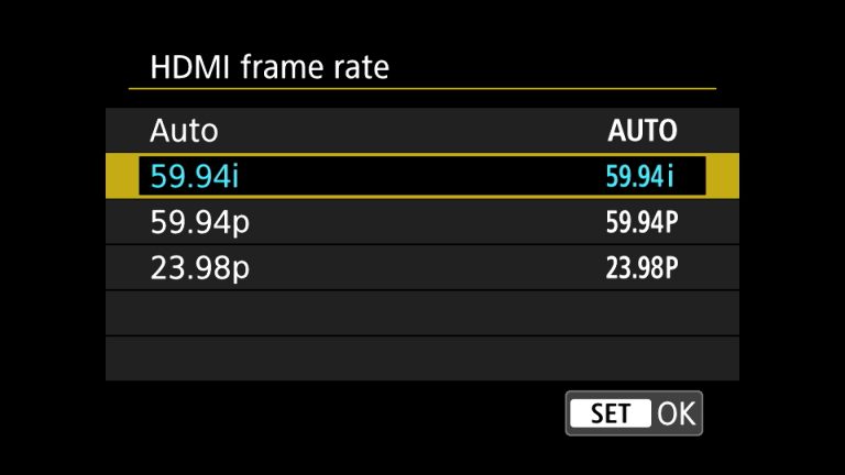 Using An External Hdmi Recorder With A Canon 5d Mark Iv