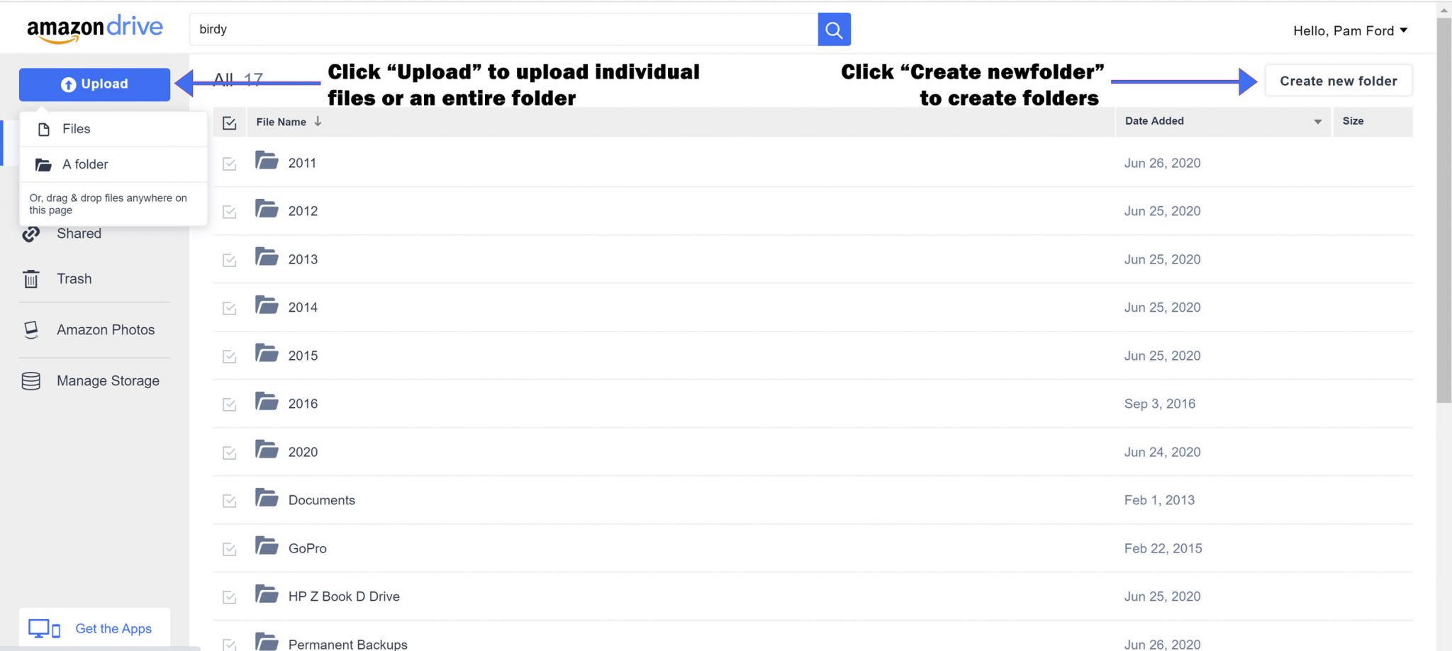 Using Amazon Drive's Unlimited Photo Storage for Backups